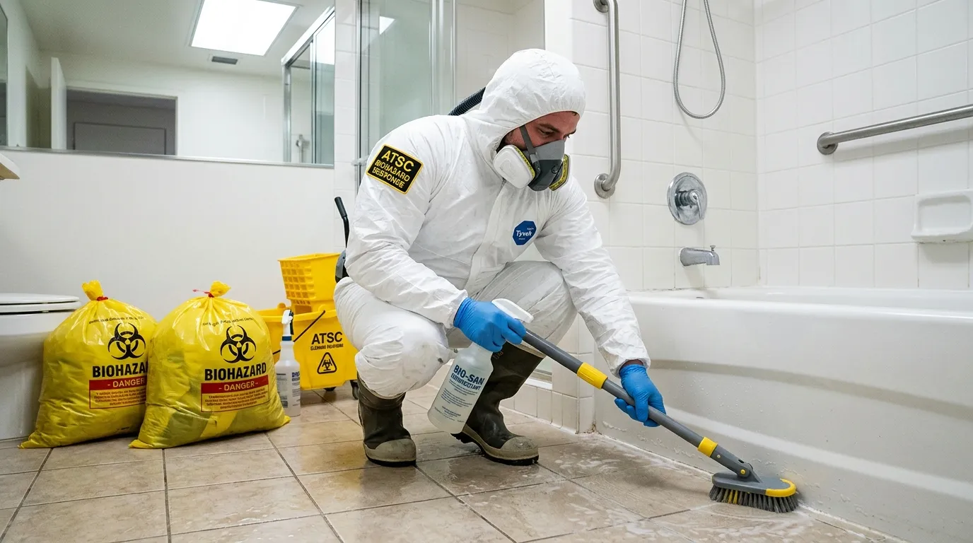 Decontamination equipment deployed for Blood Cleanup in Phelan